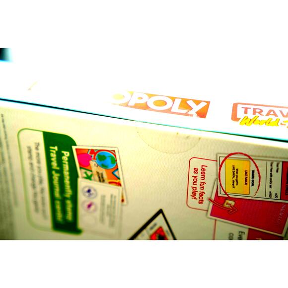 Monopoly Travel World Tour Board Game Hasbro New Sealed Minor Box Wear - Picture 3 of 3